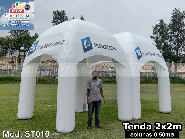 Stands infláveis promocionais para Pierburg