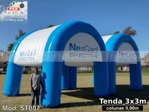 tendas infláveis promocionais nexgard spectra